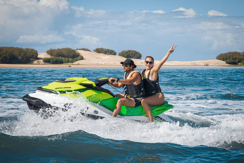 1.5 Hour Jet Ski Safari With Extended Stopover At South Stradbroke Island With Photo Package - We Wander