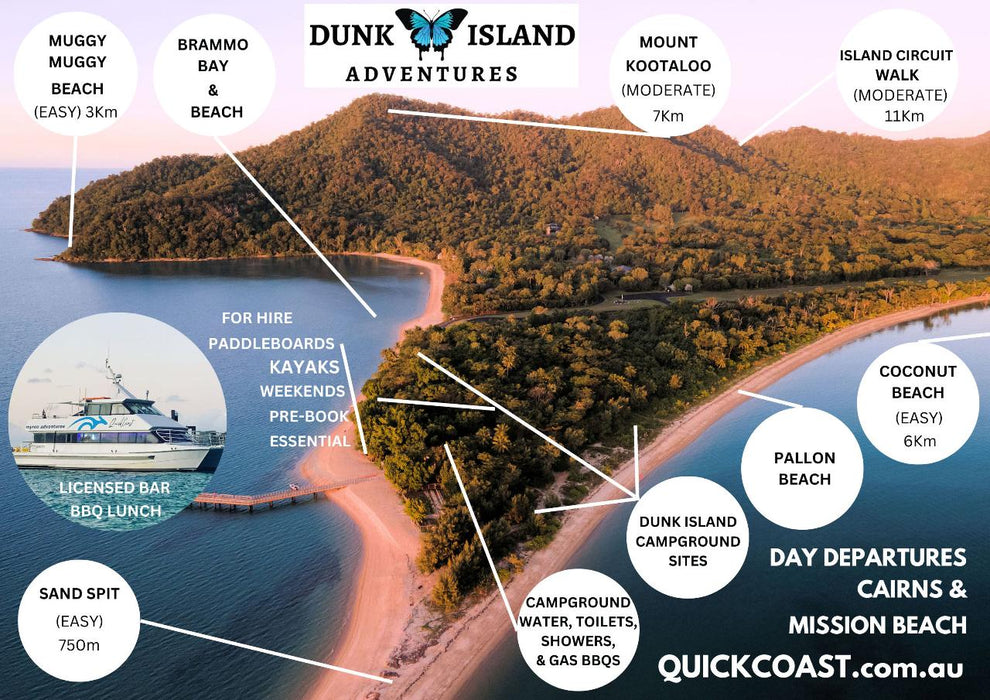 Dunk Island Adventures - Mission Beach Day Return