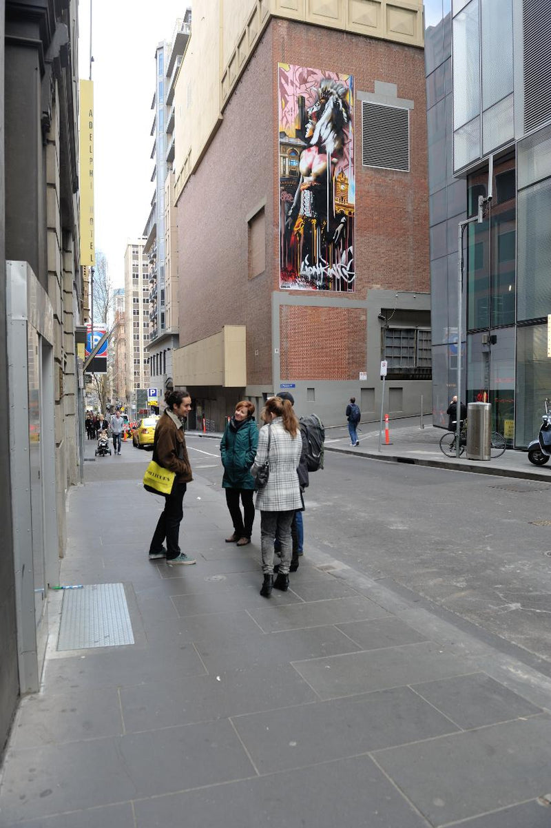 Laneways Of Melbourne With Lunch