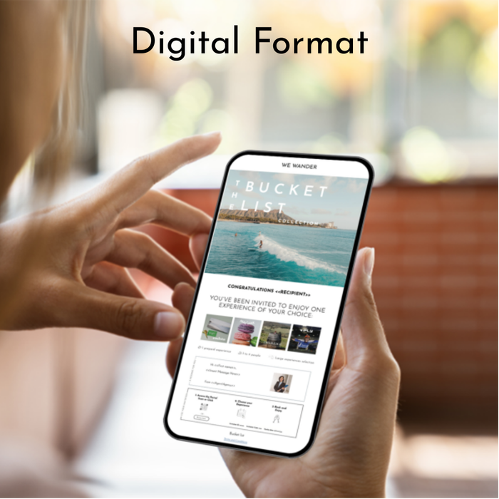 Bucket List - Experience Portfolio for business