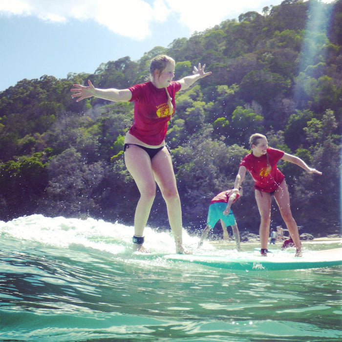 Learn To Surf Australia's Longest Wave + Great Beach Drive Adventure - Noosa Day Trip