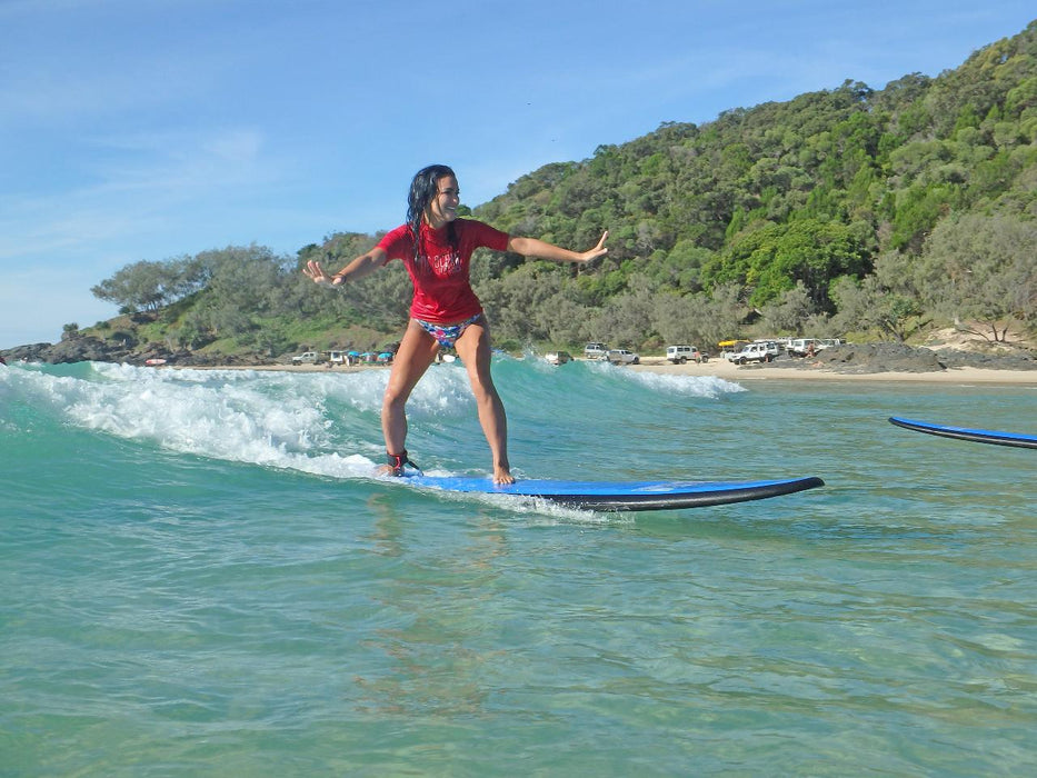 Learn To Surf Australia's Longest Wave + Great Beach Drive Adventure - Noosa Day Trip