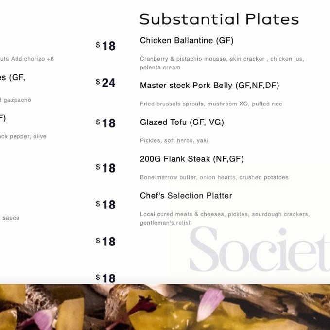A Contemporary Bar Dining Experience At Society Bar - We Wander