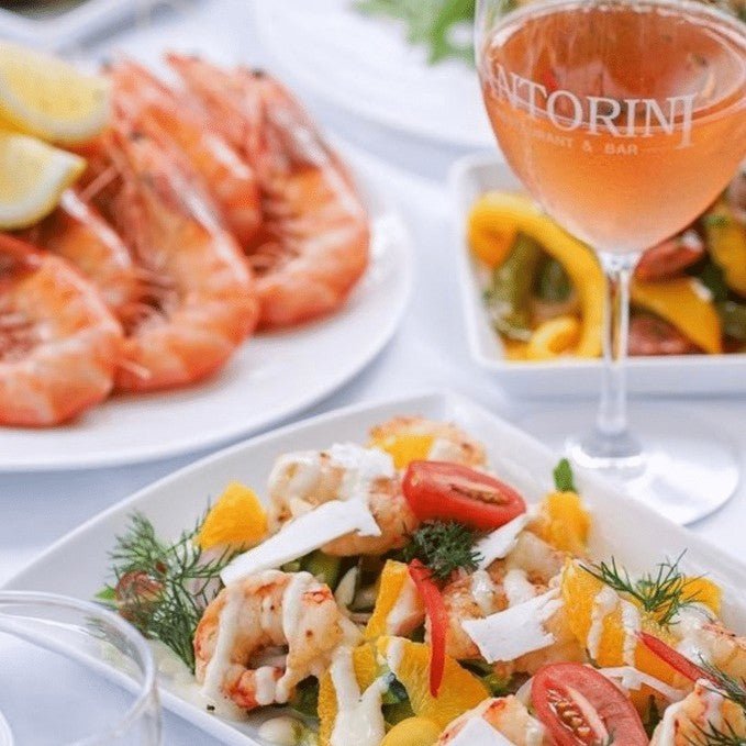 A Signature Greek Dining Experience At Santorini Restaurant Grill Bar - We Wander