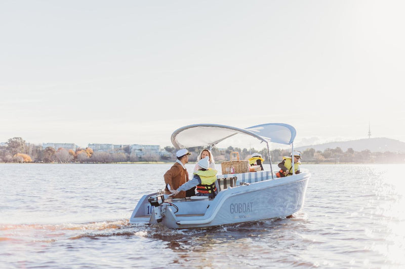 Goboat Canberra - 2 Hour Electric Picnic Boat Hire (Up To 8 People)