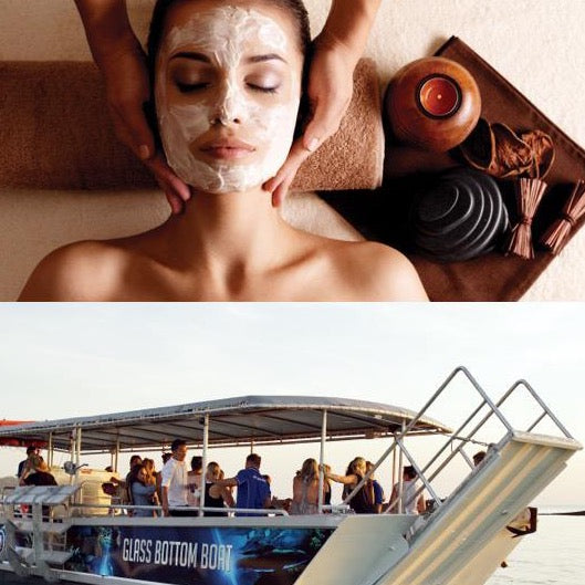 Spa Facial 1Hr &  Glass Bottom Boat Tour